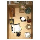 Cups, snow globes, figurines