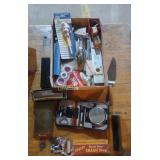 Ashland Advertising brush, Misc box lot