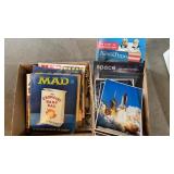 MAD magazines, space books