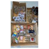 Glass cups, mugs, McDonalds children