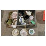 Decorative plates, coffee mugs