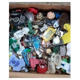 Keychains, vase, jars, cup