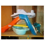 Little Tikes slide & baby bath