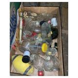 Glass jars and bottles