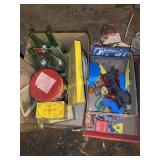 Misc toys, books, soda bottles
