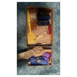 Ashland County fair ribbons, glasses, other