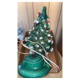 Light up Christmas tree table decoration