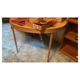 Circular folding table only (Not contents)