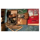 Games, ear muffs, hangers