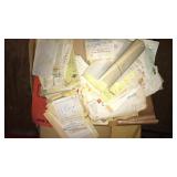 Vintage Local Receipts, record book stamps