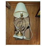 Marble based desk lamp