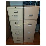 (2) file cabinets