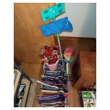 Swiffers, blanket, hangers and more