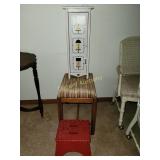 Step stool, bench and cabinet