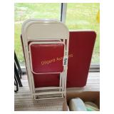 Card table & 2 chairs