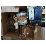 Punch set, tins and pitchers