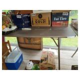 6 ft folding table only (NOT CONTENTS)
