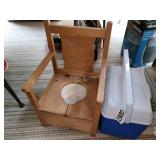 Rubbermaid cooler & potty chair