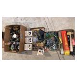 Nails, chains, alarm clock, cordless screwdriver,