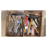Wrenches, pliers, mallet, mini tool set