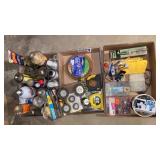 Cleaners, tape measures, nails