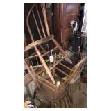 (5) wooden chairs