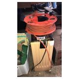 Food dehydrator and  extension cord on reel