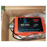 Electric fencer and seat cover