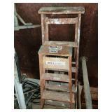 4 ft & 5 ft wooden ladders
