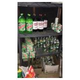 Plastic shelf and contents