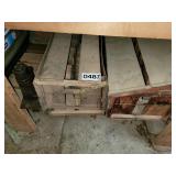 Berry boxes with crate and jack