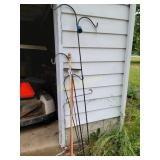 Shepherds hooks, horse tie and more