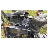 Riding mower parts (Bagger, tires & batteries)