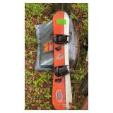 Snowboard, window well protectors