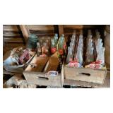 Pepsi-Cola bottles and plastic potting cups