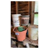 Buckets and pots