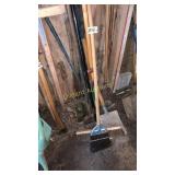 Shovels, rakes, and brooms