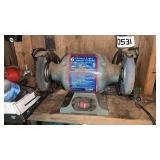 6" dual light bench grinder