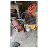 Tool box, extension cords and more