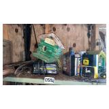 Battery charger, birdhouse, car care tools