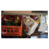 Funnels, car care supplies