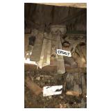 Clamps, mallet, file