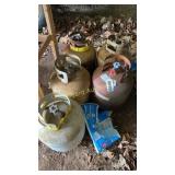 (5) propane tanks