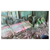 Misc wood, wire roll and tires