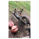 1.8 gal gas can and 2.5 gal gas can and wheel