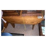 Wooden bench w/Storage