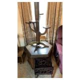 End table, magazine storage and plant holder