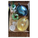 Hen Nest bowls, Misc glassware