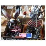 9/11 statue, Eagle with flags figurines