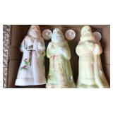 Glass Santas